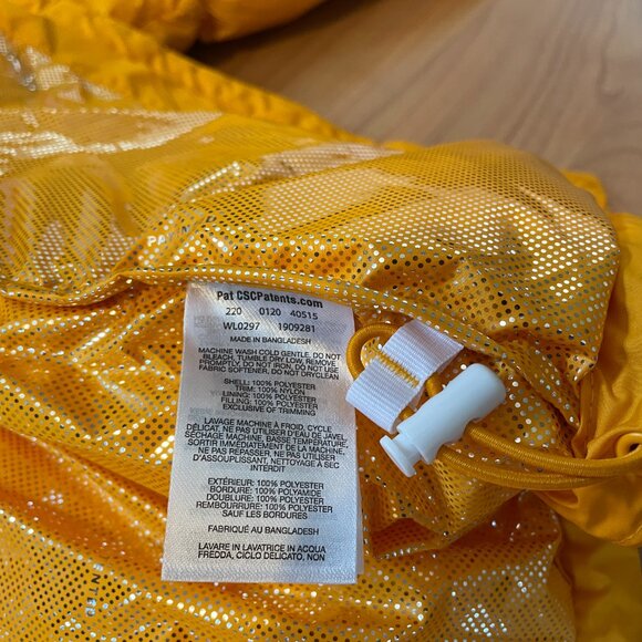 Firm! BNWT Columbia Pike Lake Omni Hooded Puffer Coat Jacket. Yellow Women's XL - Picture 7 of 14